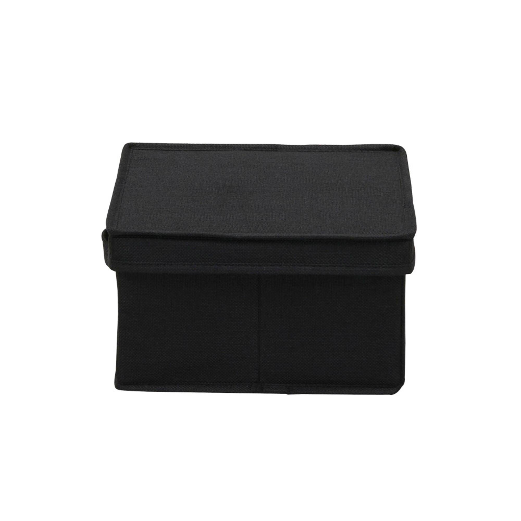 Household Essentials Fabric Storage Bin with Lid